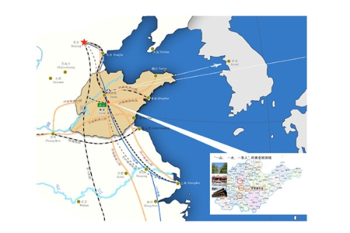徂徠山汶河景區(qū)交通圖